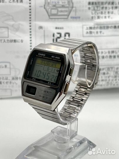 Винтажные Casio BP-300 часы тонометр