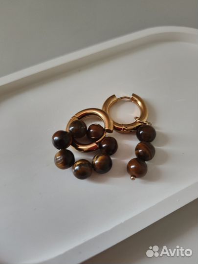 Серьги хупы 