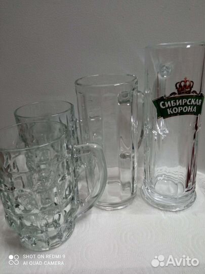 Бокалы,пивные кружки