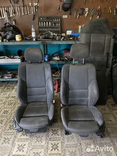 Спорт Сиденья М салон бмв е46 седан