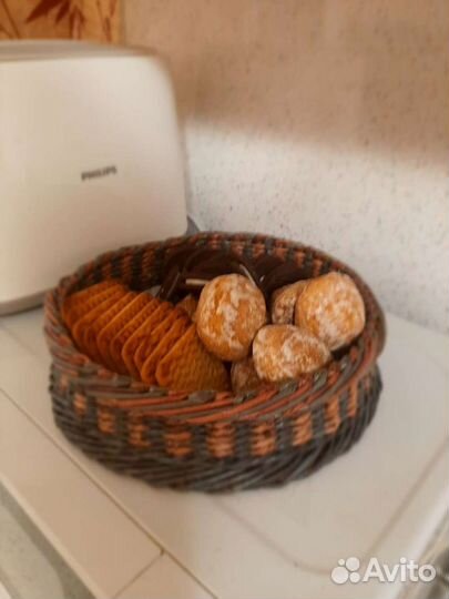 Ваза для печенья из бумажной лозы