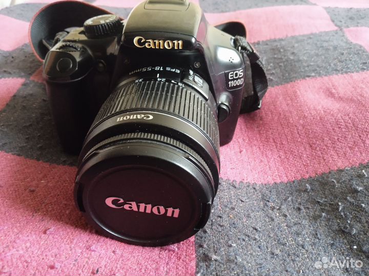 Зеркальный фотоаппарат canon 1100d + kit 18-55
