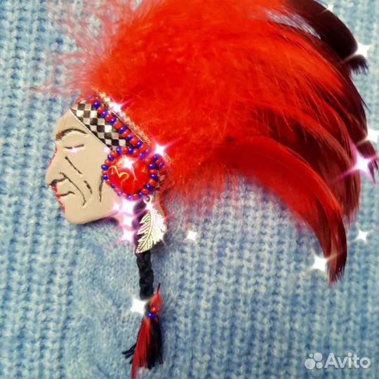 Брошь ручной работы