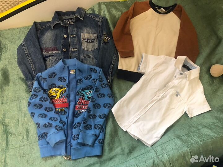 Кофты джинсовка рубашка 104 размер