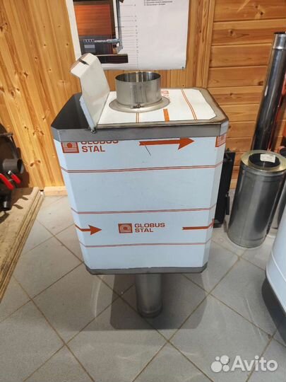 Бак на трубу для бани