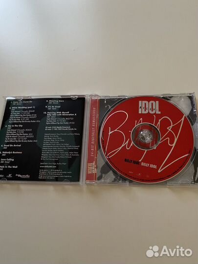 Billy idol 20TH anniversary CD 2002/1982 EU