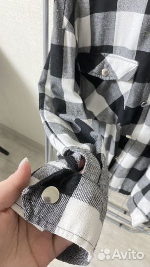 Рубашка женская в клетку