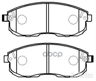 Колодки тормозные дисковые передн nissan: maxim