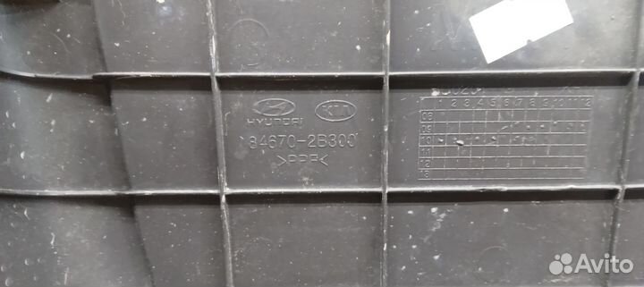 Накладка декоративная Santa Fe (CM) 2006-2012