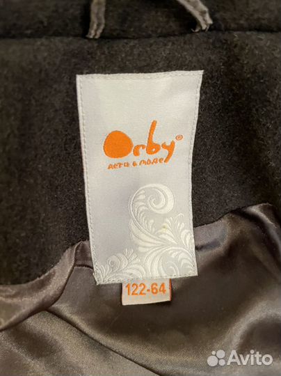 Новая куртка пальто детское Orby 122 р