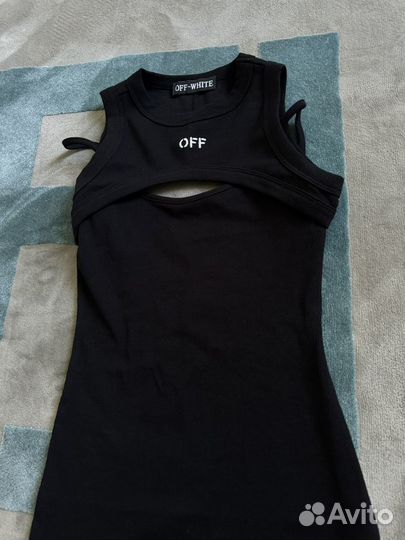 Off white платье