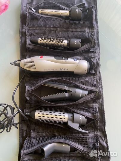 Фен щетка для волос bosch с 5 насадками