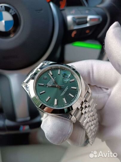 Часы Rolex datejust green dial