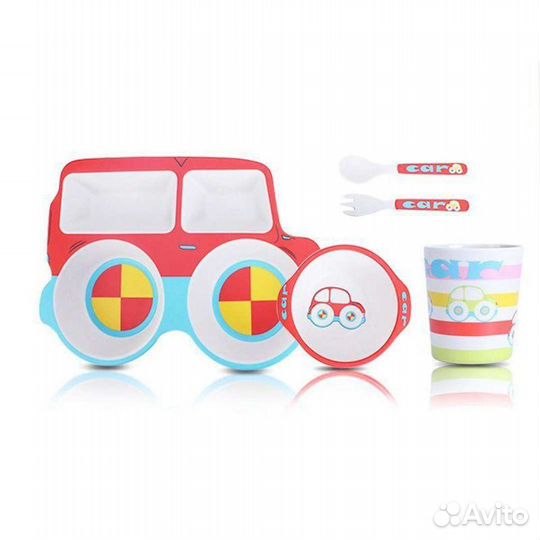 Детская бамбуковая посуда