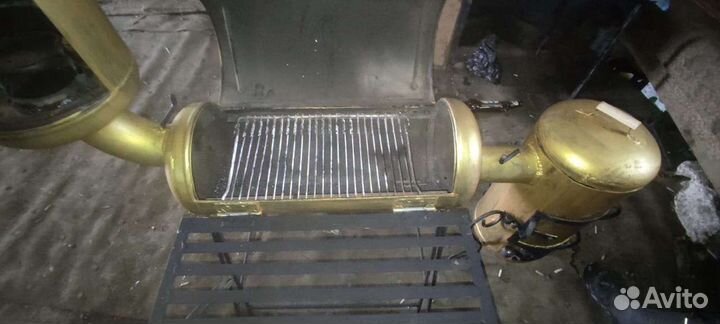 Мангал, коптильня с местом под казан