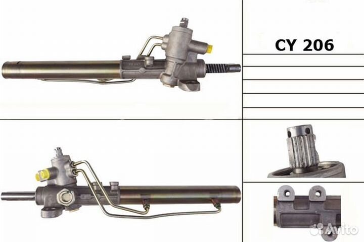 Рулевая рейка Chery Amulet 2003, Vortex Corda 201