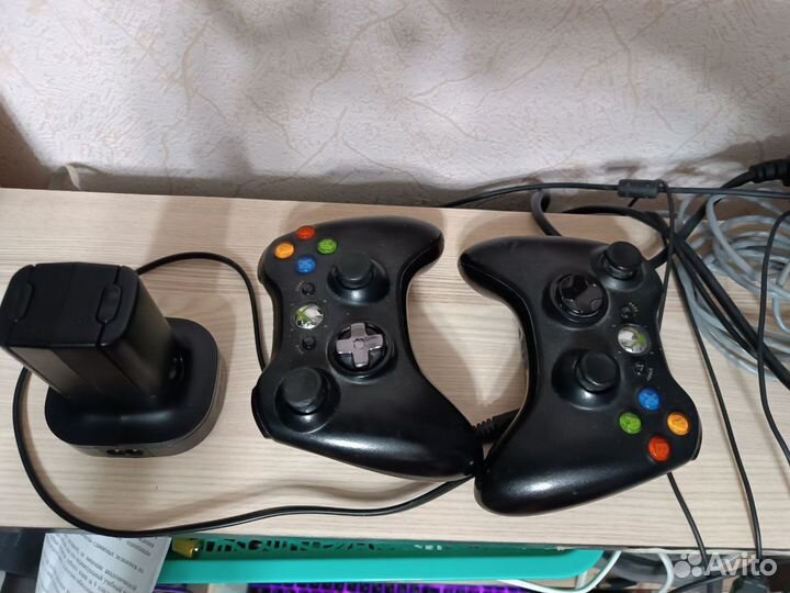 Контроллеры xbox360 с док станцией