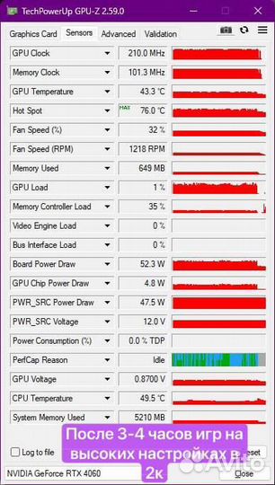 Игровой пк ryzen 5 7500f, rtx 4060, озу 32gb