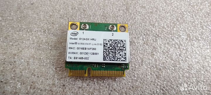 Wi-fi модуль Intel 512AGX HRU для Acer 4736G