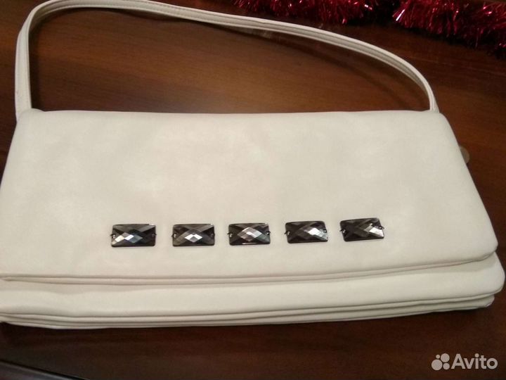 Клатч кожаный