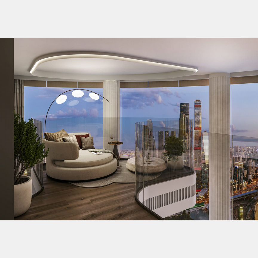 2-к. квартира, 65 м², 28/46 эт.