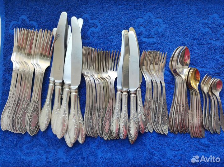Вилки ложки мельхиор СССР