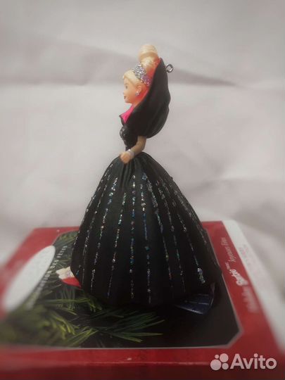 Елочная игрушка бабри принцесса винтаж 90 ые