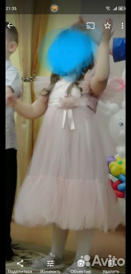 Праздничное платье для девочки р-р 116