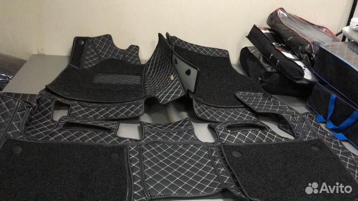 3D Коврики Mercedes G-класс из Экокожи