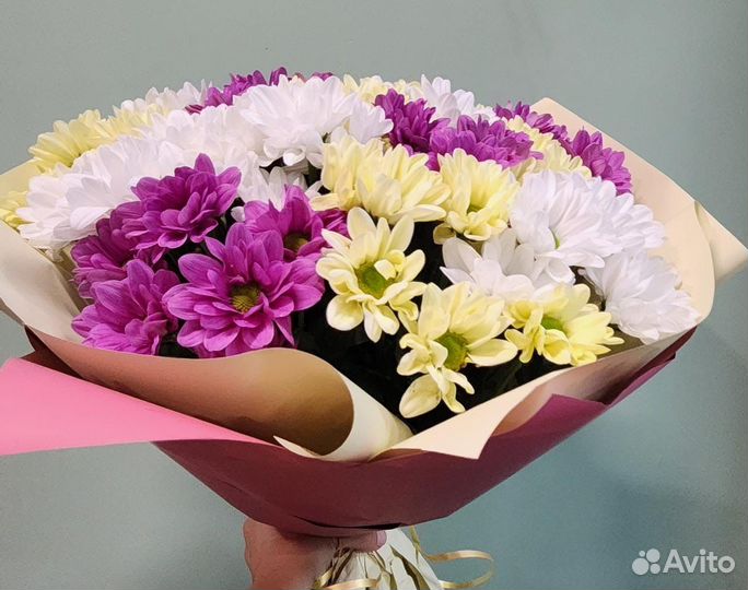 Цветы хризантемы, доставка