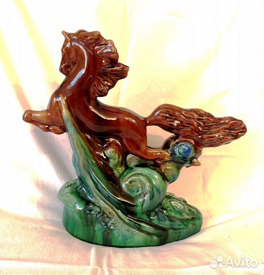 Скульптура Конь Керамика. лксф