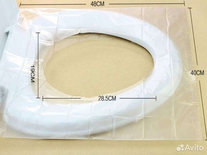 Чехол одноразовая накладка на унитаз