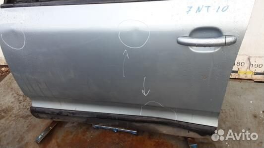 Дверь передняя левая volkswagen touareg 7L (7NT10E