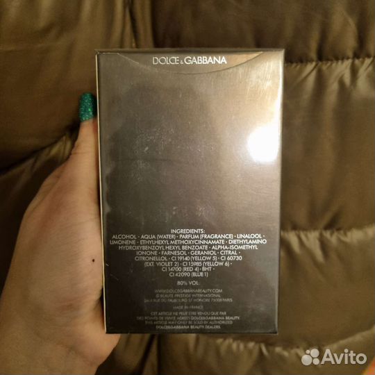 Мужские духи Dolce&Gabbana The One eau de toilette