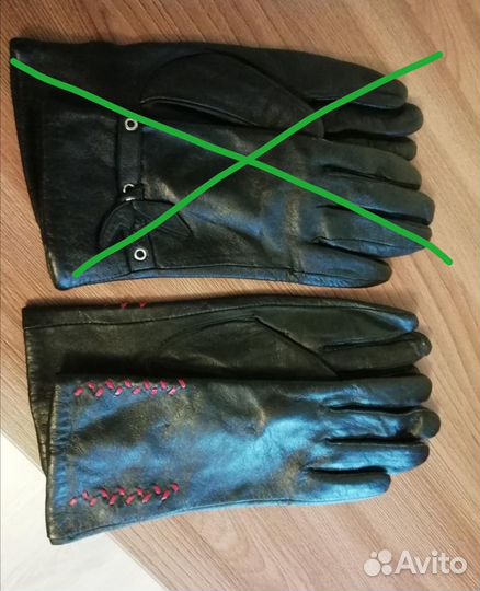 Перчатки кожа