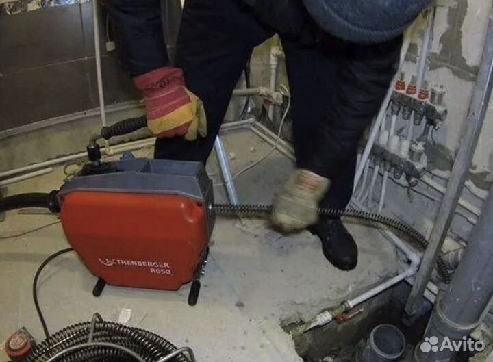 Услуги сантехника по прочистке засоров