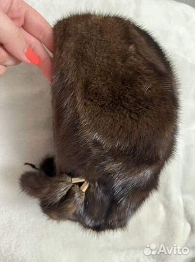 Шапка норковая женская