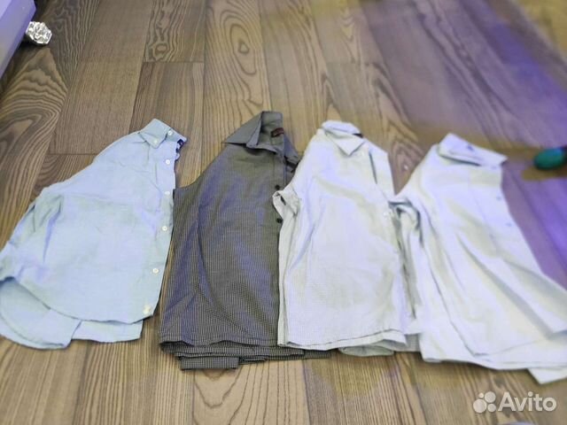 Школьные рубашки на мальчика размер 33, 34