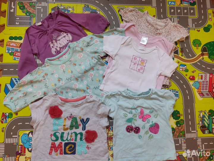Одежда для девочки 68 пакетом