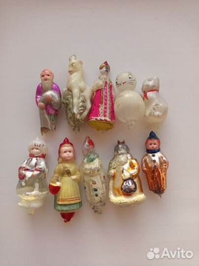 Елочные игрушки СССР одним лотом
