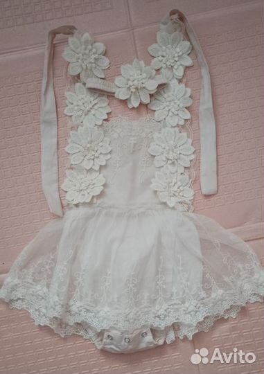 Платье боди для девочки