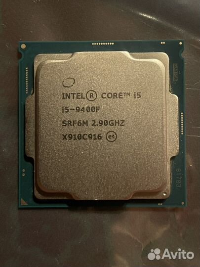 Процессор i5 9400f + кулер в подарок