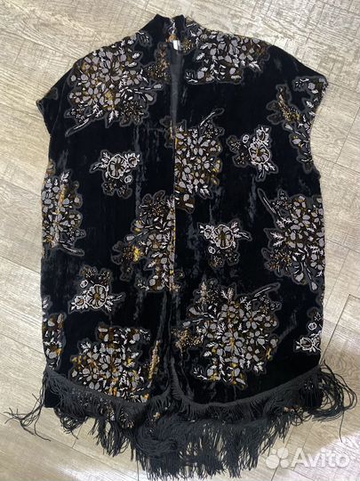 Бархатная накидка