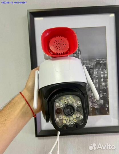Уличная Wi-Fi/4G сим камера с громкоговорителем