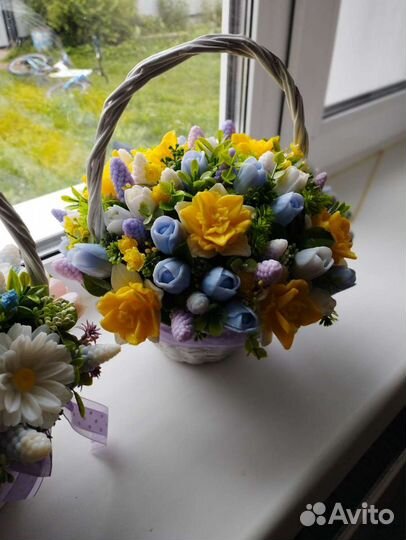 Интерьерная композиция из мыла