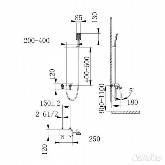 Смесители Lemark Mista LM64 белый золото