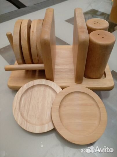 Подставка для соли перца с салфетницей