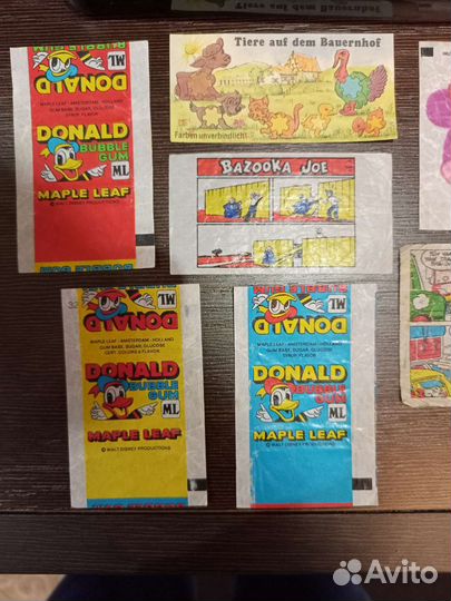 Вкладыши комикс, базука, Микки, Киндер