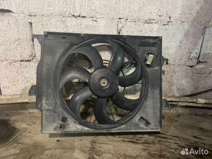 Вентилятор охлаждения hyundai solaris