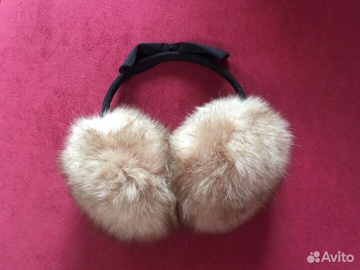 Меховые наушники